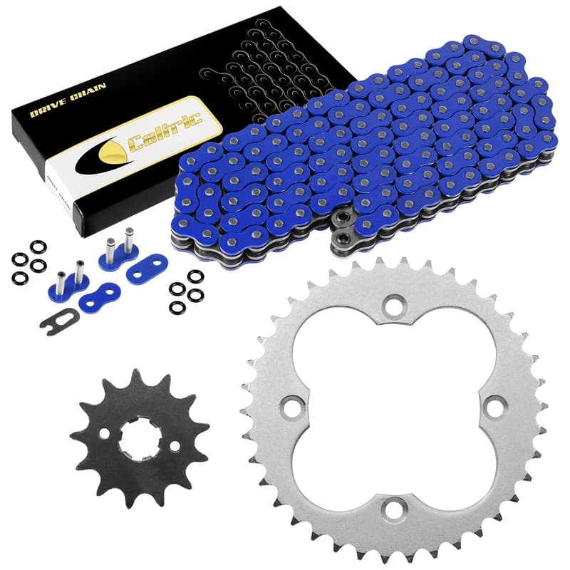 Blue O-Ring Drive Chain & Sprockets Kit for Honda TRX250R TRX250X 1987-1992