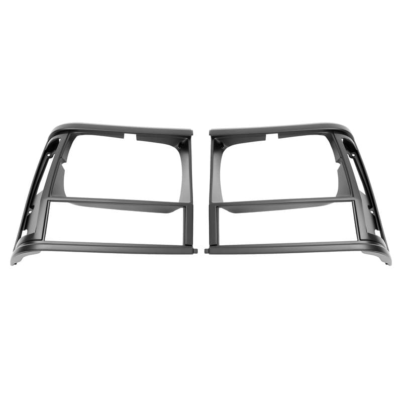 Black Headlight Door Bezel Trim For Jeep Cherokee Sport 1991-1996 Comanche 91-92