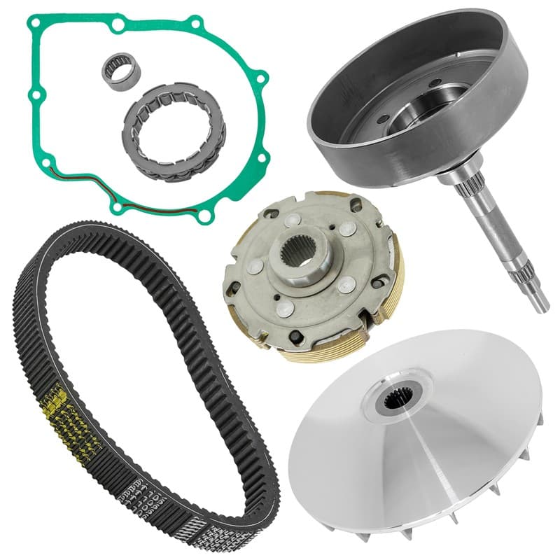 Caltric Wet Clutch Housing Kit For Yamaha Rhino 660 YXR660 2004-2007 Aramid