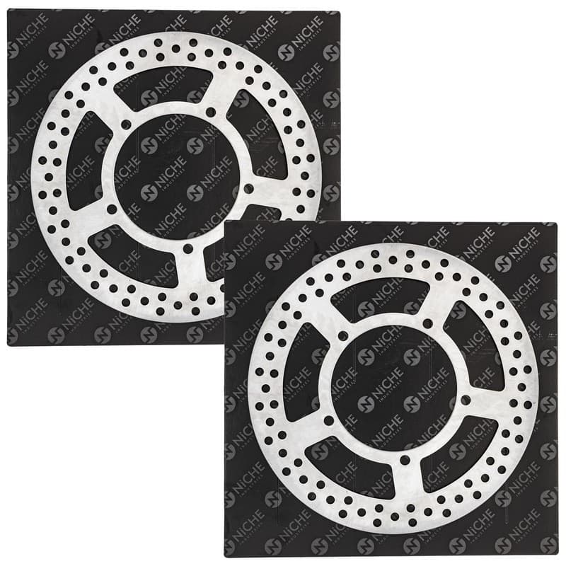 NICHE Front Brake Rotor Set For Kawasaki W650 Vulcan 1700 1600 900 Motorcycle