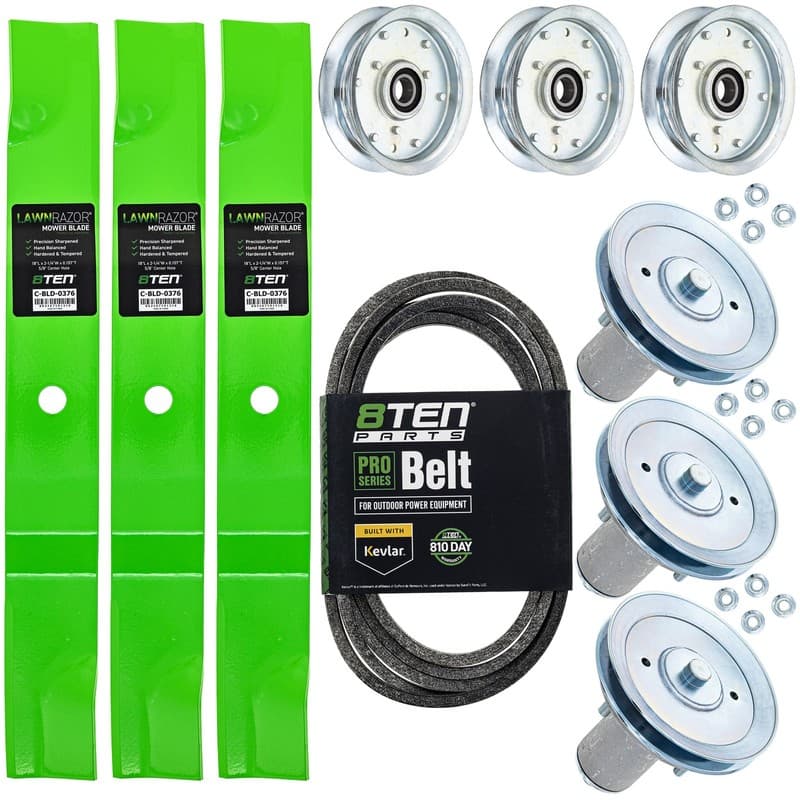 8TEN Blade Spindle Belt Idler Kit for Ariens Gravely Edge 52-Inch Deck 04771200