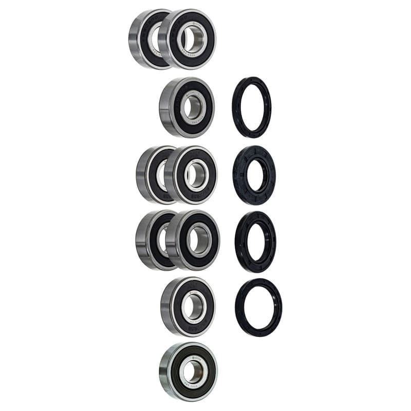 NICHE Wheel Bearing Seal Kit for Yamaha XJ600S Seca II 6203-2RS 6303-2RS