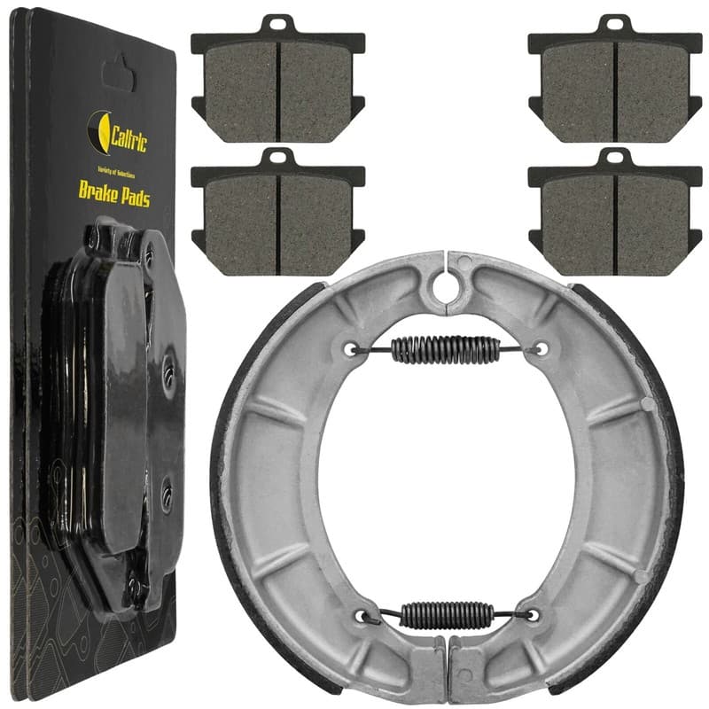 Front Brake Pads & Rear Brake Shoes for Yamaha XJ650R Seca 650 1982