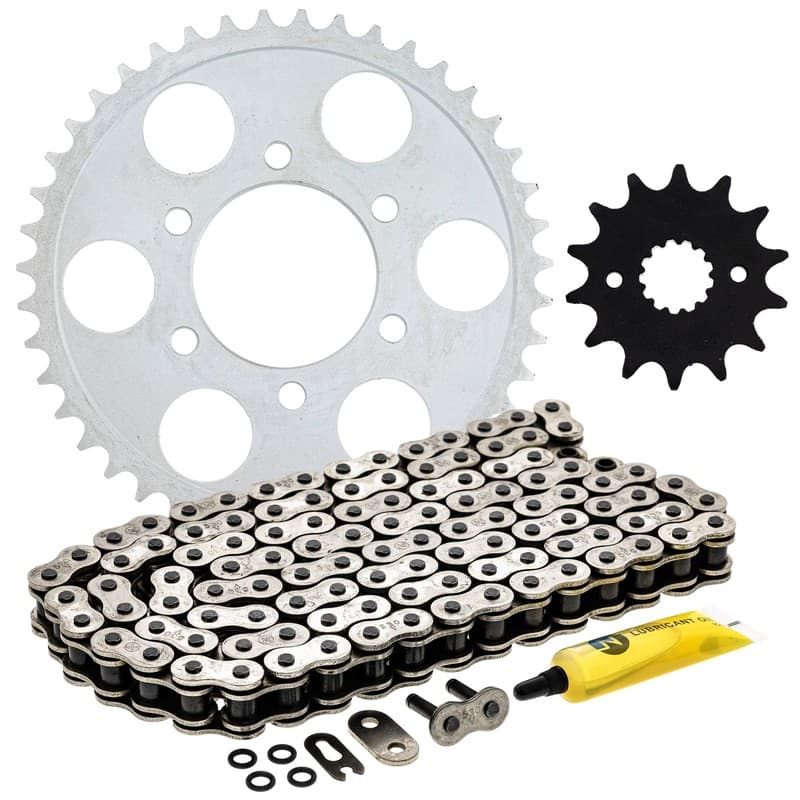 Sprocket Chain Set for Suzuki GS750E 14/43 Tooth 530 O-Ring Front Rear Combo Kit