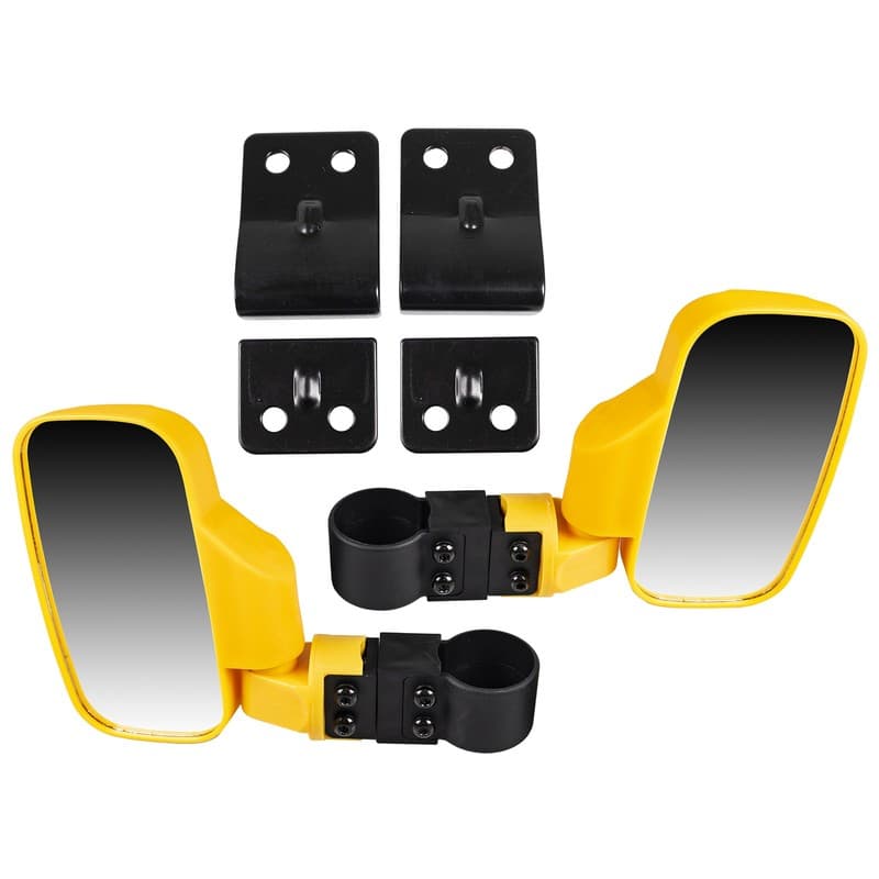 NICHE Yellow Side View Mirror Pro-Fit Set for Honda Pioneer 1000 500 700 1000-5