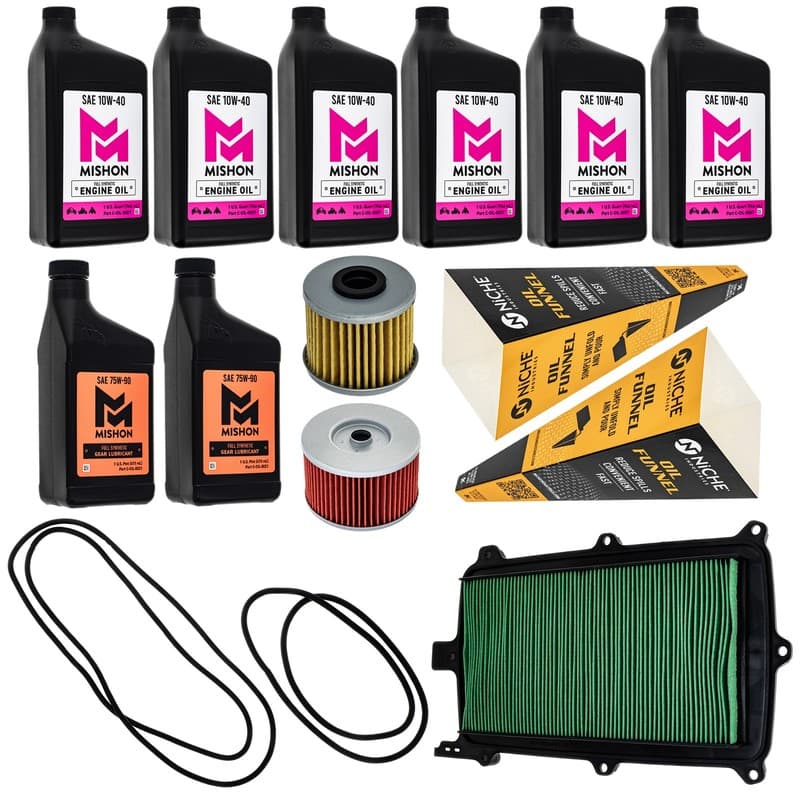 MISHON Full Service Oil Change Kit for Honda Talon 1000R 1000X-4 2019-2021