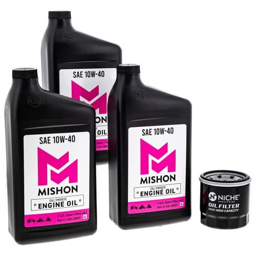 MISHON Engine Oil Change Kit for Suzuki King Quad 500 450 750 Quadmaster 500