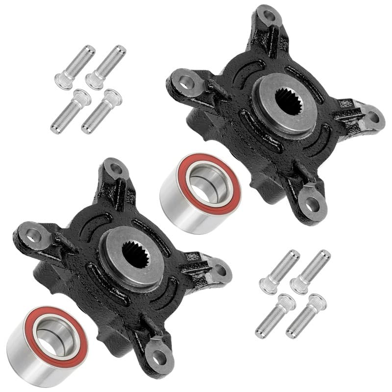 Front Left and Right Wheel Hub Bearing for Polaris Ranger Crew 500 4X4 2011-2013