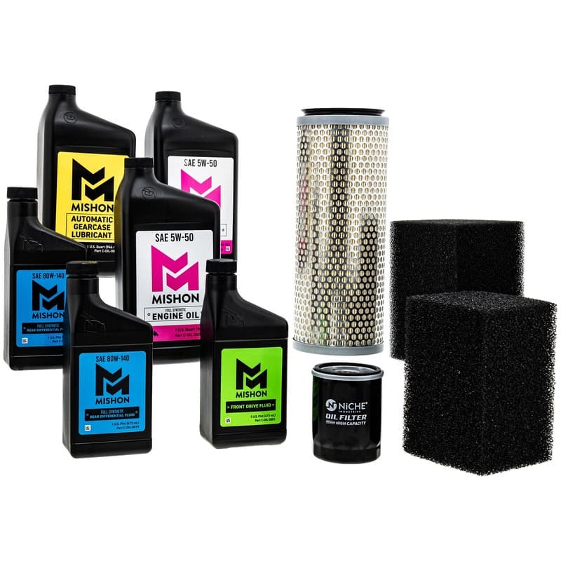MISHON Full Service Oil Change Kit for Polaris Ranger XP 700 UTV 2007-2008