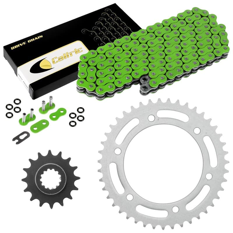 Green O-Ring Drive Chain & Sprockets Kit for Honda CBR600RR 2003 2004 2005 06