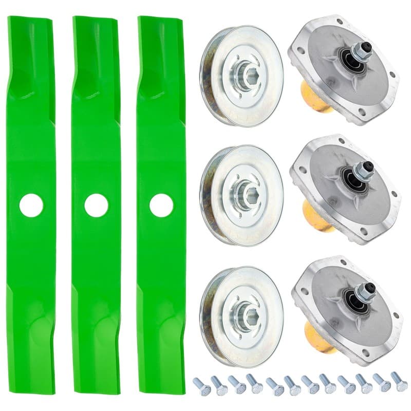 8TEN Blade Spindle Kit for Kubota Z421 Z422 RCK54P-400Z K5613-34340 K5579-34510