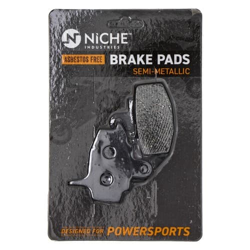 NICHE Brake Pad Set for Kawasaki KLR650 KL650 43082-1078 Front Semi-Metallic