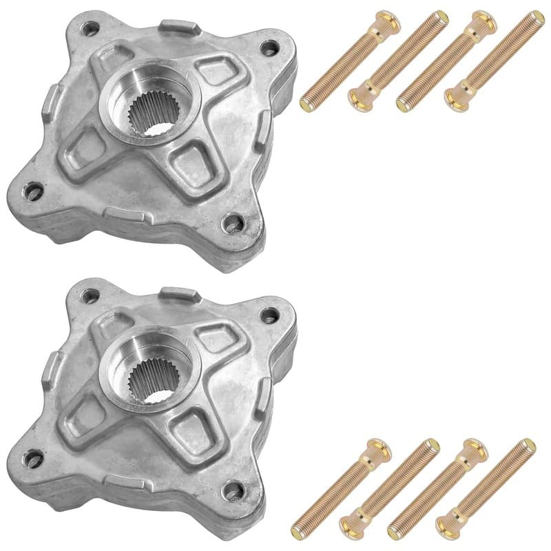 Front Left Right Wheel Hubs And Studs for Polaris RZR S 800 EFI 2010-2014