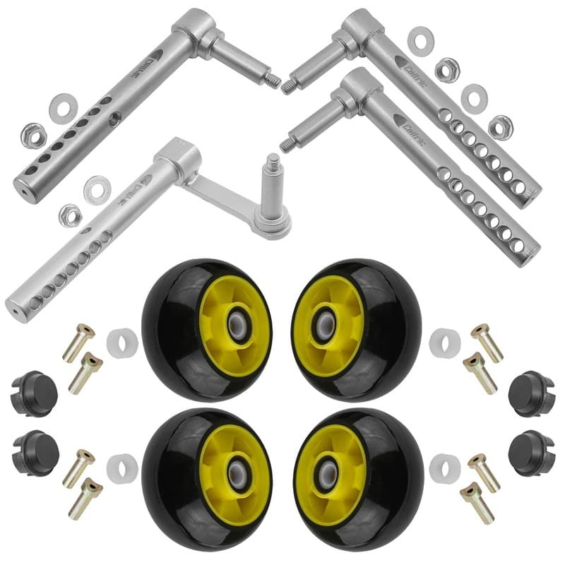 Deck Wheels w/ Arms for John Deere X700 X720 X724 X728 X740 X744 X748 48" 54 62"