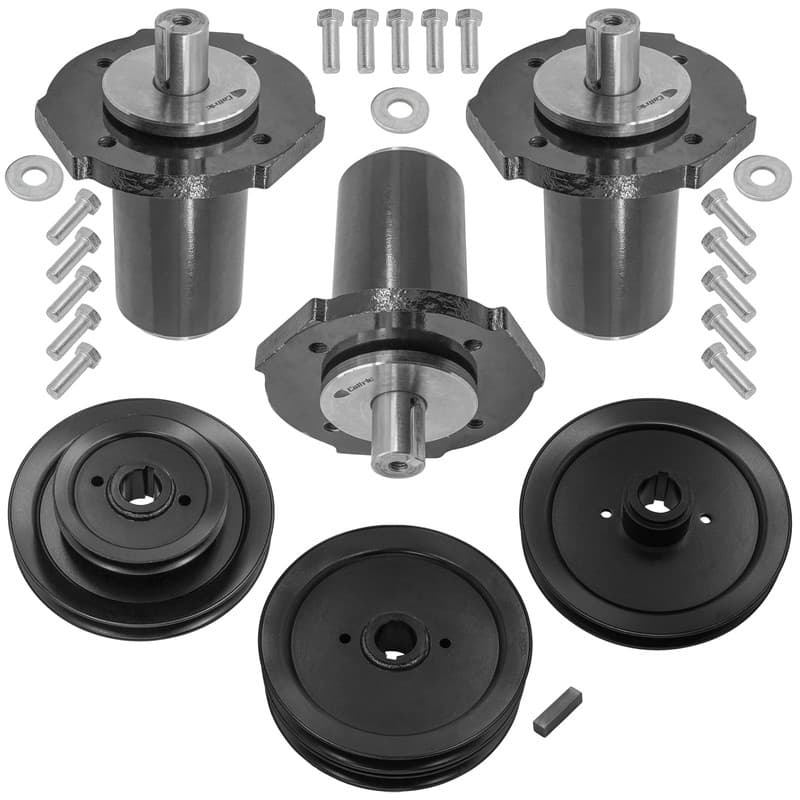 60" Deck Spindles Assembly w/ Pulley for Ariens Max-Zoom 991075 991087 Mower