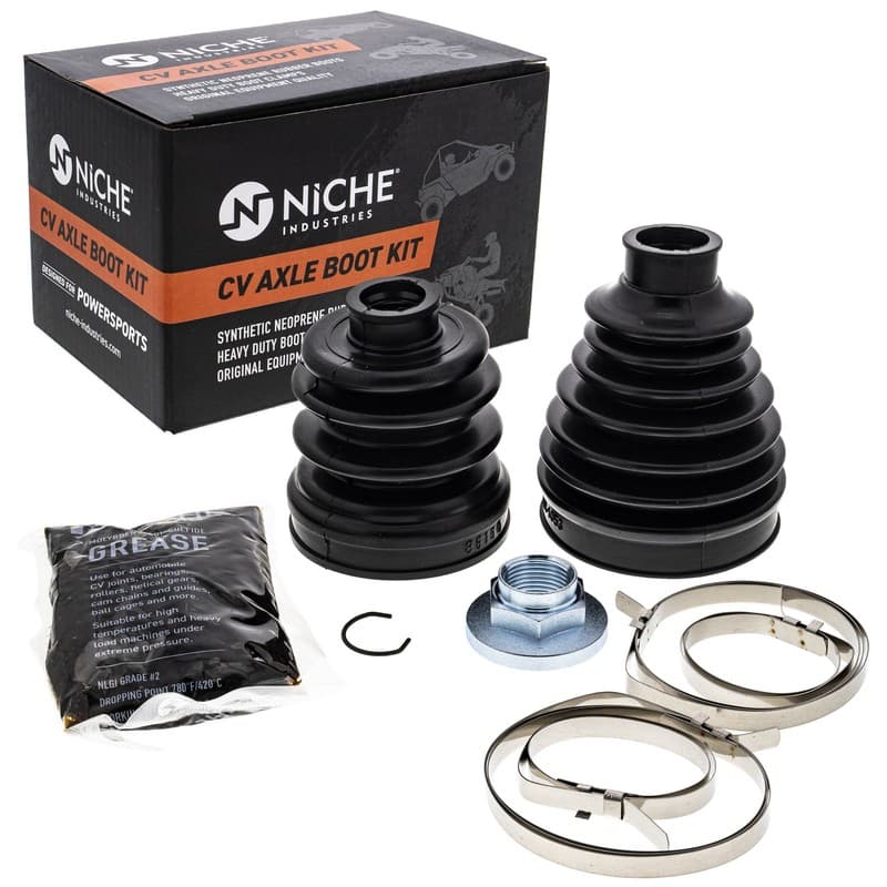 NICHE Front CV Axle Boot Kit for Yamaha 2UD-2510H-00-00 Grizzly 700 ATV