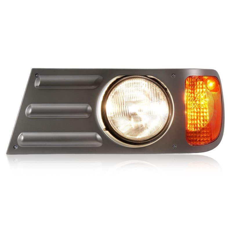 For Mack Granite CV713 Truck Left Side Headlight Corner Light Gray Bezel LH