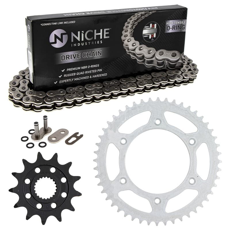 Sprocket Chain Set for Honda CRF250R 13/48 Tooth 520 O-Ring Front Rear Combo Kit