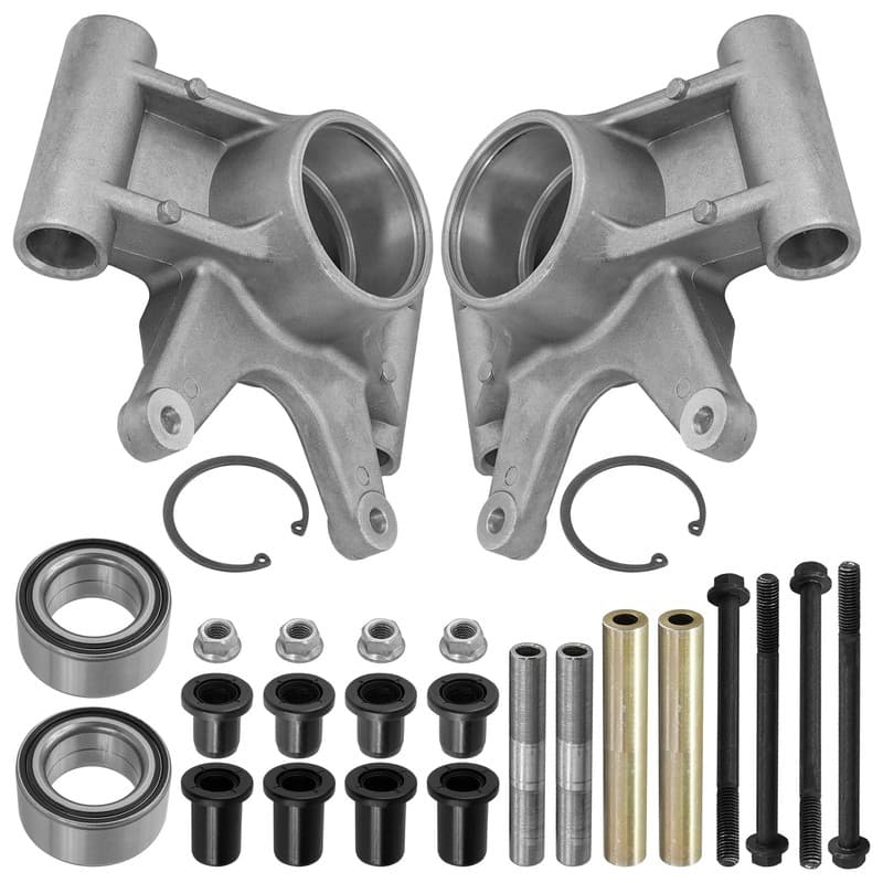 Rear Knuckles & Bearing Bushings For Polaris Sportsman XP 850 10-15 Left & Right