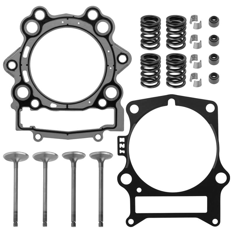 Cylinder Intake Exhaust Valve Kit for Yamaha Grizzly 700 YFM700Fg 4WD 2007-2014