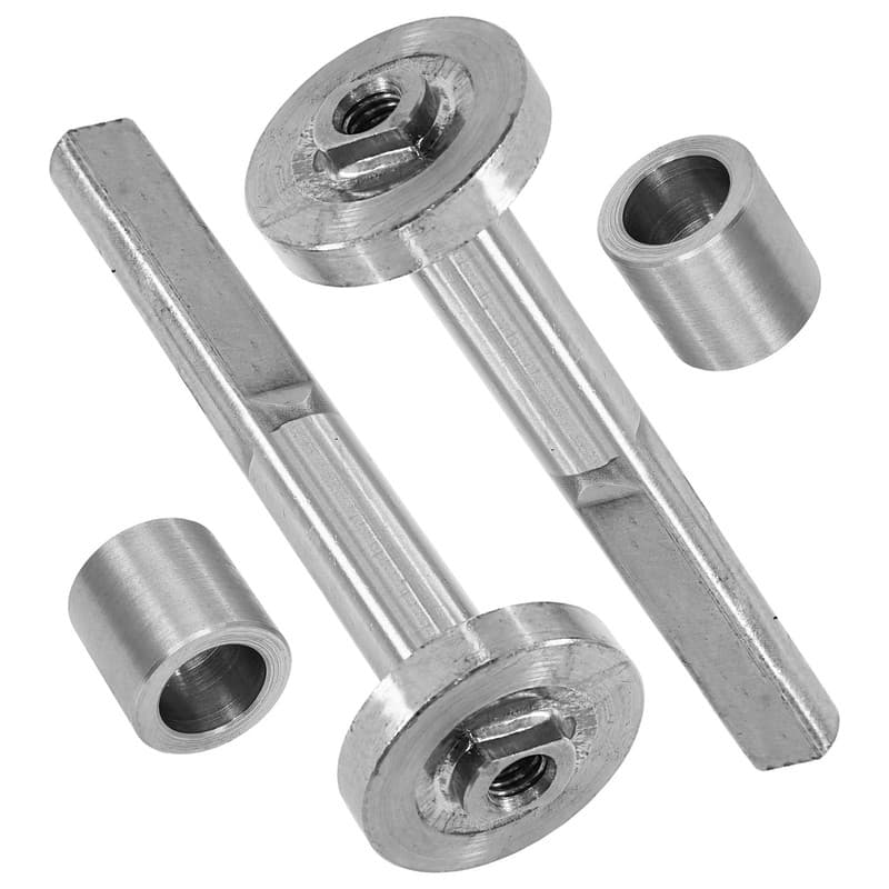 Caltric Spindle Shaft For Troy Bilt 12A-753B063 12B-753B063 12AF754B766 Wide Cut