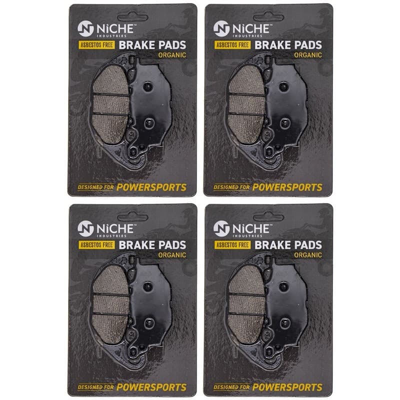 NICHE Brake Pad Set for Yamaha YZF R3 1WD-25805-00-00 Front Organic 4 Pack