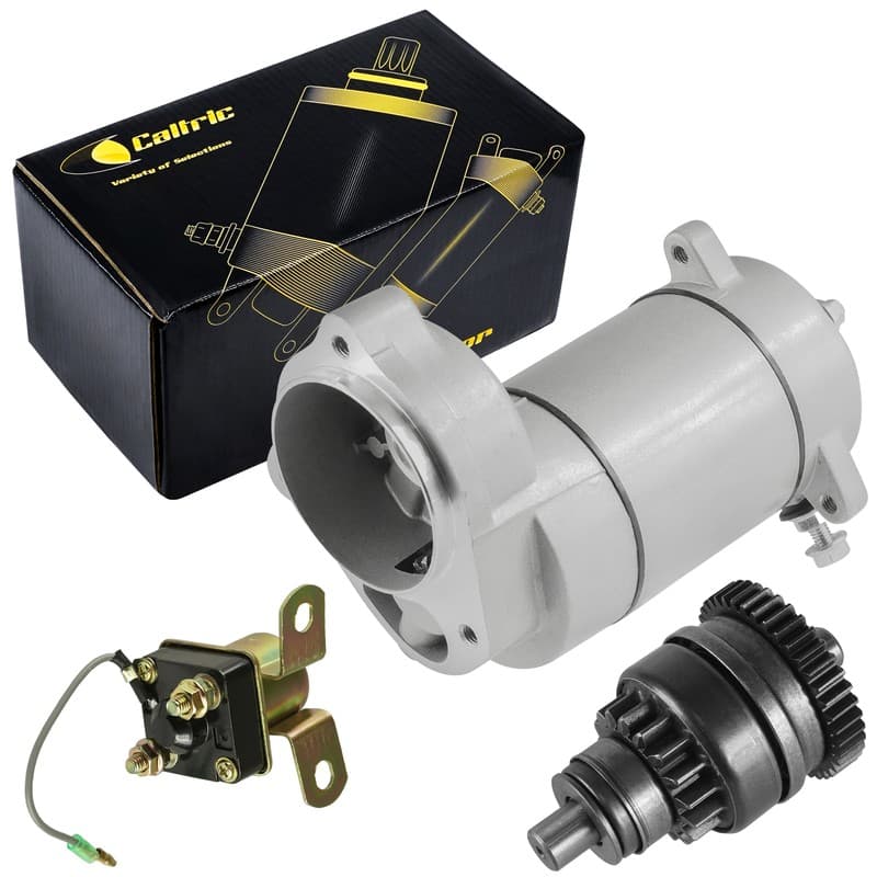 Starter Drive & Relay Solenoid for Polaris Big Boss 400 400L 6X6 1995 1996 1997