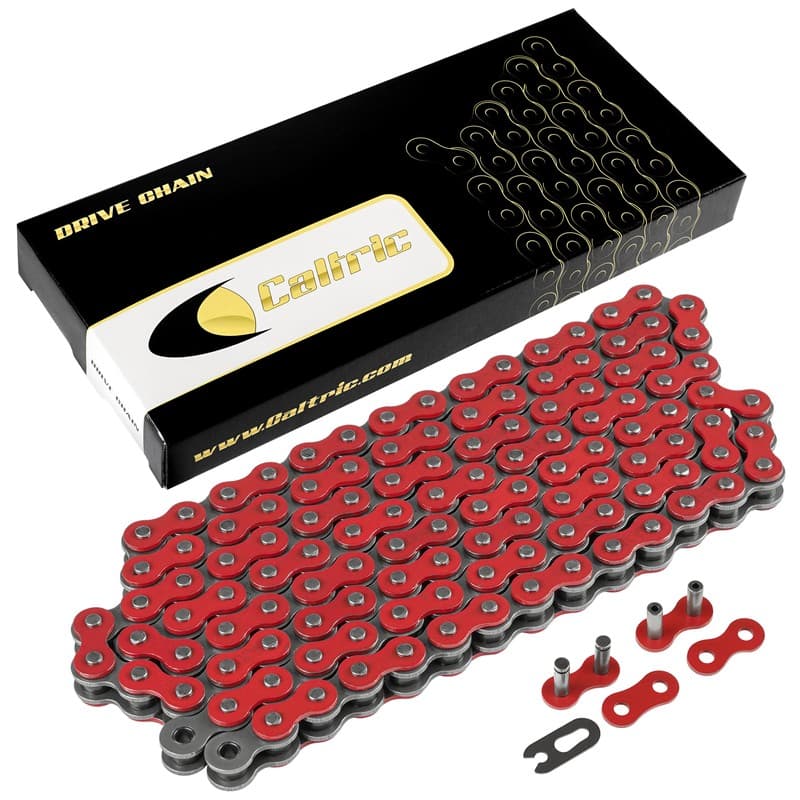 Red Drive Chain for Kawasaki KDX175 KDX200 KDX220R KDX250 KDX400 KDX420 450