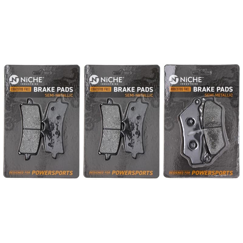 Brake Pad Set for Ducati Diavel Carbon Dark Xdiavel S Front Rear Semi-Metallic