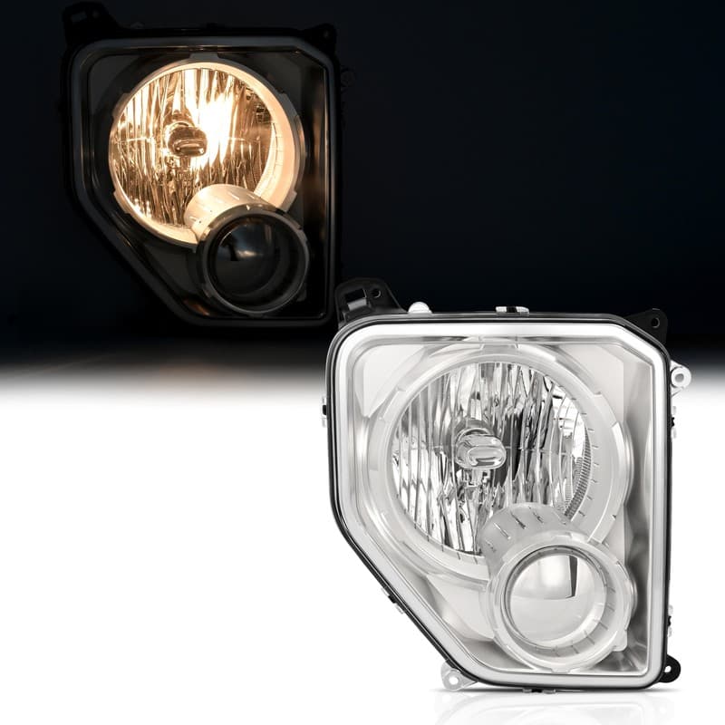 For Jeep Liberty 2008-2012 Passenger Side Headlight Headlamp  W/O Fog Light