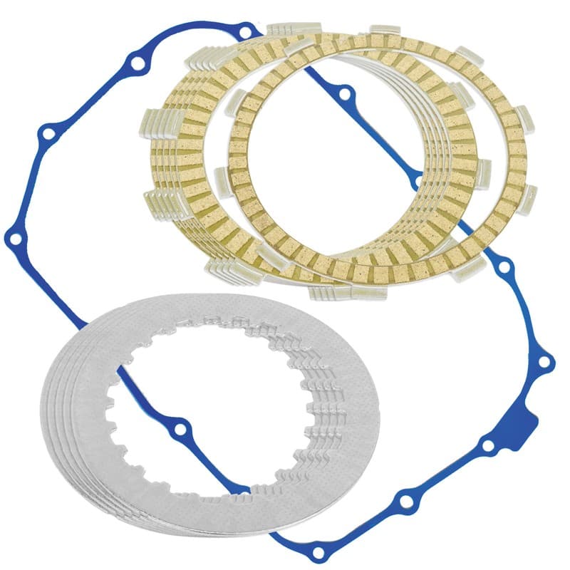 Clutch Friction Steel Plates & Gasket Kit for Honda VT500Ft Ascot 500 1983 1984