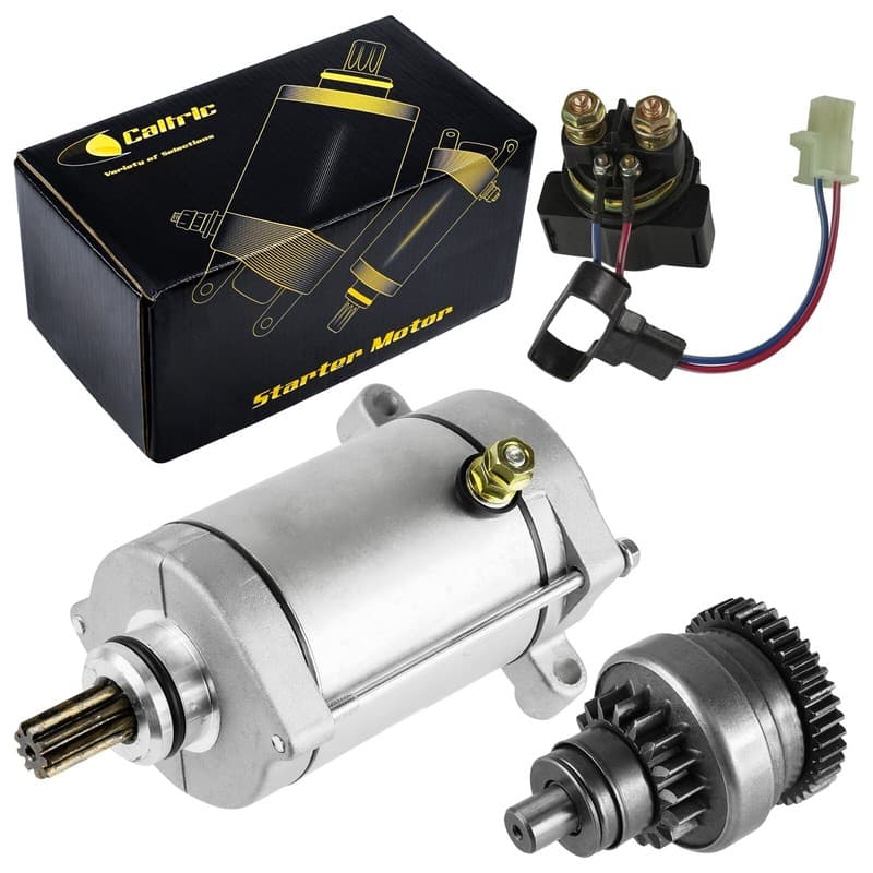 Starter & Drive for Yamaha Grizzly 600 YFM600 595cc Engine 98-01 Relay Solenoid