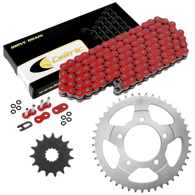 Red O-Ring Drive Chain & Sprockets Kit for Suzuki SV650 SV650A SV650S 1999-12