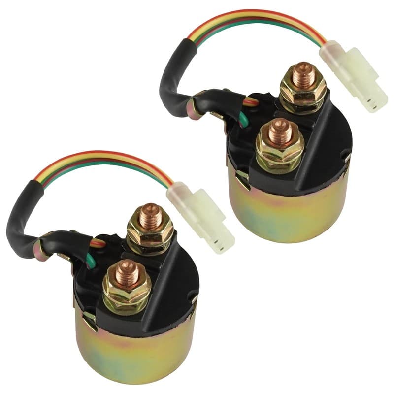 2x Starter Solenoid Relays for Honda TRX420 FA FE FM TE TM Rancher 420 2015-2021
