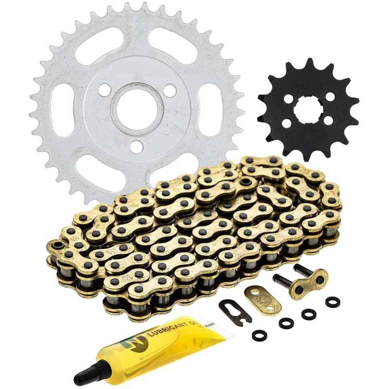 Sprocket Chain Set for Honda Z50R 14/37 Tooth 420 X-Ring Front Rear Combo Kit