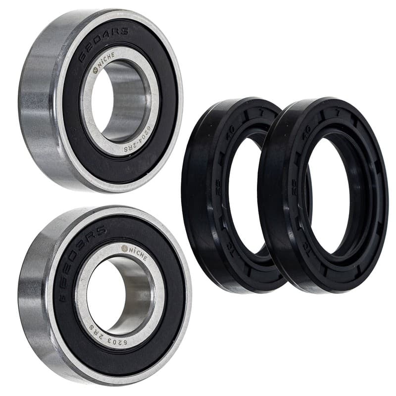 NICHE Wheel Bearing Seal Kit for Honda XR250R XR600R XR350R 6203-2RS 6204-2RS