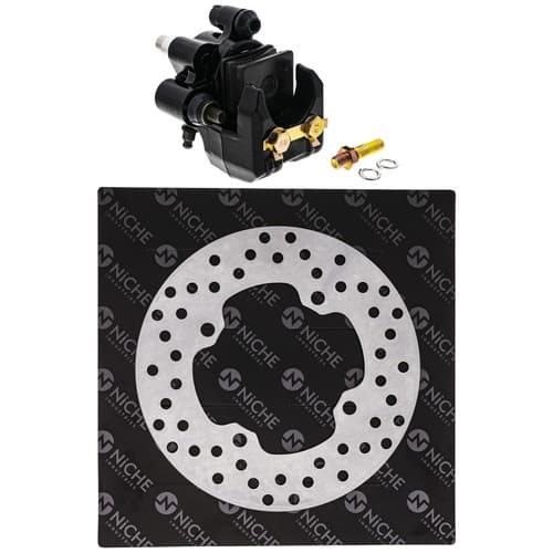 NICHE Rear Right Brake Caliper Rotor Set for Honda Sportrax 400 43250-HN1-A41
