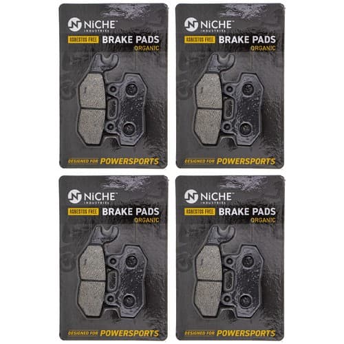 NICHE Brake Pad Set for Triumph Sprint Street Bonneville America Organic 4 Pack