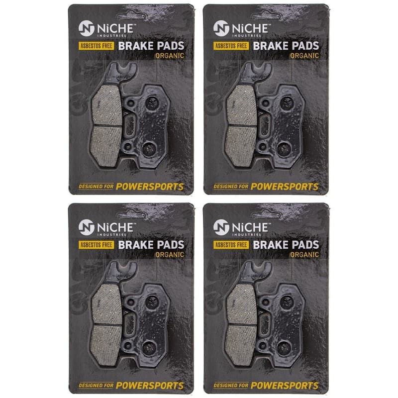 NICHE Brake Pad Set for Triumph Sprint Street Bonneville America Organic 4 Pack