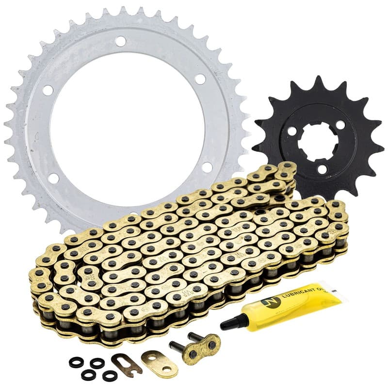 Sprocket Chain Set for Suzuki DR650SE 15/42 Tooth 525 X-Ring Front Rear Kit