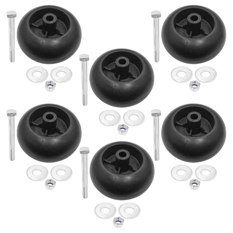 Deck Wheel Anti-Scalp Roller w/ Bolt for Hustler Fastrak Raptor Trimstar Super Z