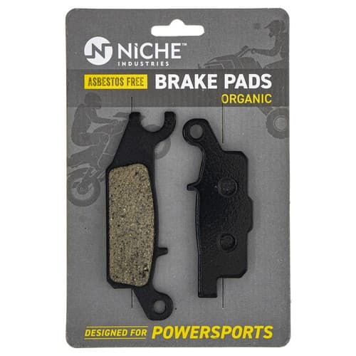 NICHE Brake Pad Set for Yamaha 3B4-W0045-10 4D3-W0045-10 Front Right Organic