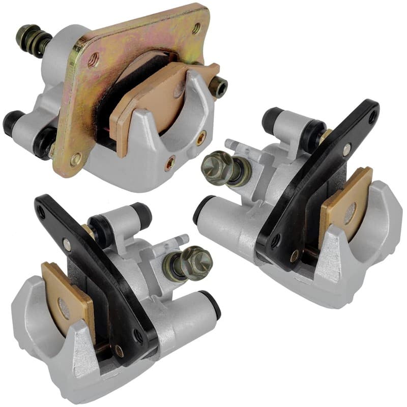 Front And Rear Brake Caliper W/Pads For Yamaha Wolverine 450 YFM450 Fx 2006-2007