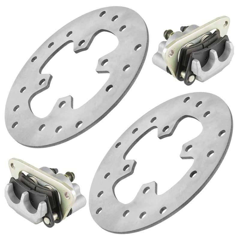 for Polaris Outlaw 525 S IRS 07-11 Front Left Right Brake Caliper w/ Disc Rotor