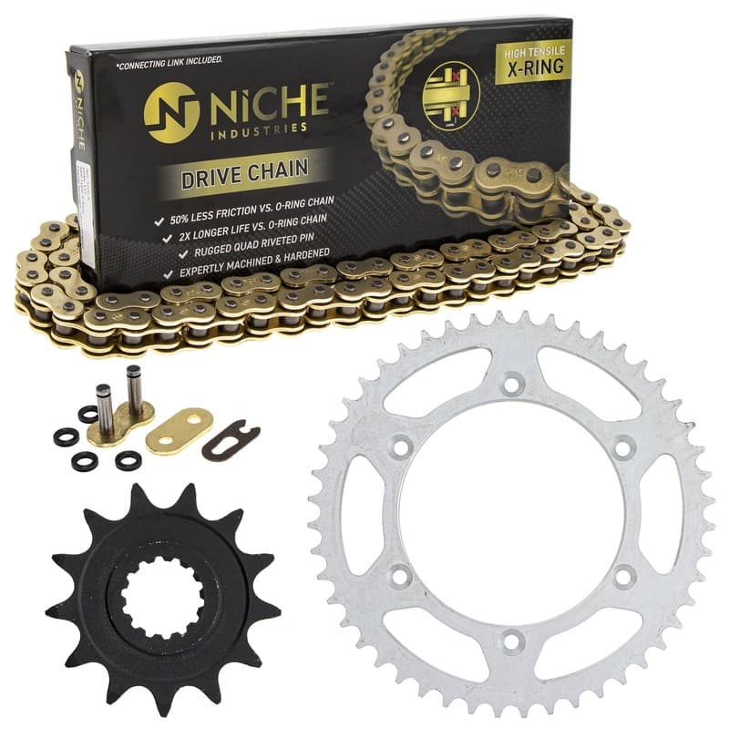 Sprocket Chain Set for Gas Gas EC 250 250E 13/48 Tooth 520 X-Ring Front Rear Kit
