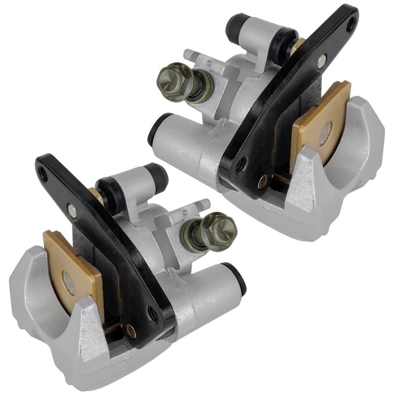 Front Left Right Brake Caliper Pads For Yamaha Big Bear 400 YFM400 2X4 4X4 00-12