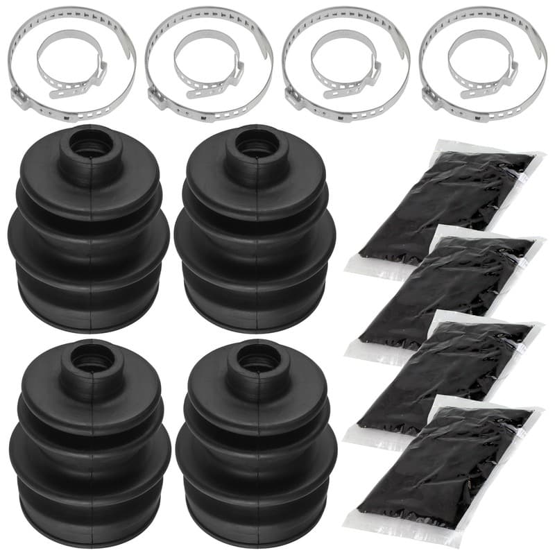 2 Rear Axle Inner Outer CV Boot Kit for Arctic Cat 500 4X4 2002-2009