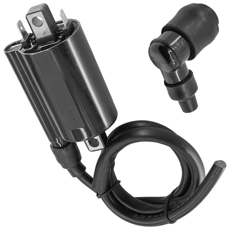 Caltric 21130-2060 21121-2092 Ignition Coil w/ Spark Plug Boot Cap For Kawasaki