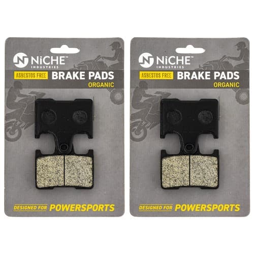 NICHE Brake Pad Set for Yamaha RX1 RS Vector ER LTX Venture Rear Organic 2 Pack