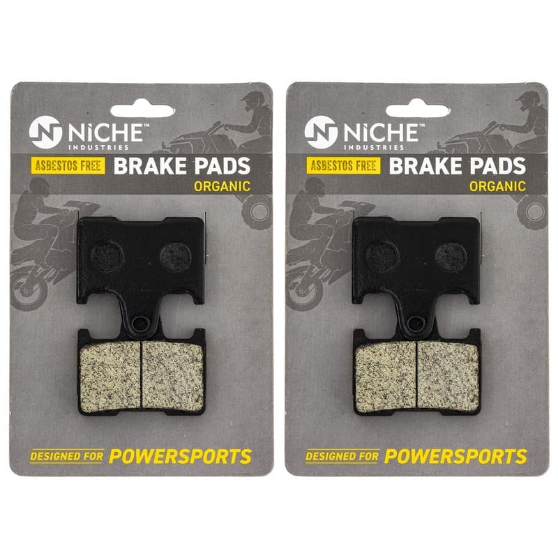 NICHE Brake Pad Set for Yamaha RX1 RS Vector ER LTX Venture Rear Organic 2 Pack